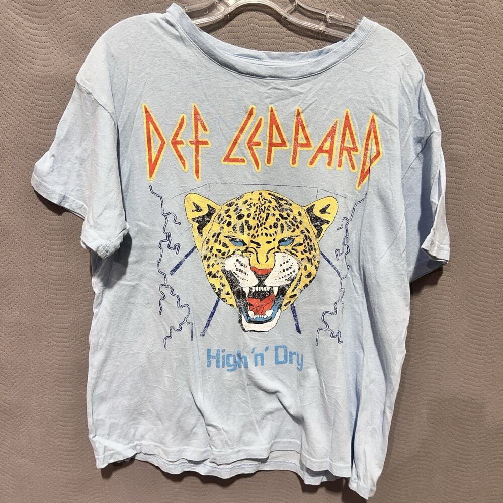 Def Leppard "High 'n' Dry" Graphic T-shirt Size Medium BR2015